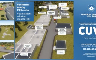 Stanje radova: Postrojenje za pročišćavanje otpadnih voda aglomeracije Rovinj Stanje radova: Postrojenje za pročišćavanje otpadnih voda aglomeracije Rovinj