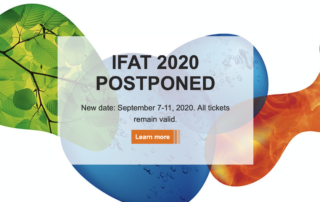 Odgođen je IFAT – Vodeći svjetski stručni sajam za vodu, otpadne vode, gospodarenje otpadom i sirovinama