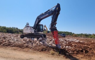 ZAPOČELI ZEMLJANI RADOVI NA POSTROJENJU ZA SOLARNO SUŠENJE MULJA LOKVA VIDOTTO