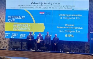 Odvodnji Rovinj-Rovigno d.o.o. odobrena sredstva iz Mehanizma za oporavak i otpornost (NPOO) Odvodnji Rovinj-Rovigno d.o.o. odobrena sredstva iz Mehanizma za oporavak i otpornost (NPOO)