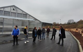 INŽENJERI IZ TVRTKE DOK-ING D.O.O. POSJETILI UPOV CUVI I POSTROJENJE ZA SOLARNO SUŠENJE MULJA